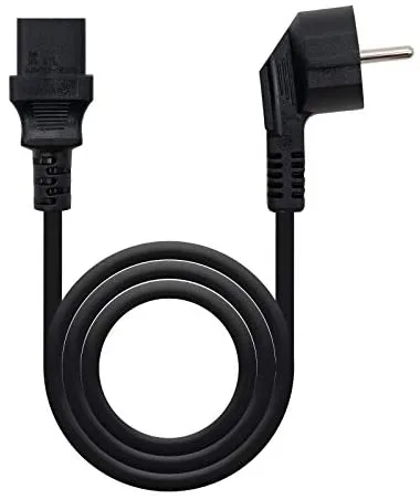 Nanocable 10.22.0110 cable de transmisión Negro 10 m C13 acoplador CEE7/7