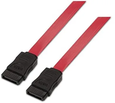 AISENS A130-0153 cable de SATA 0,5 m SATA 7-pin Negro, Rojo