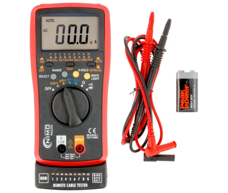 Tester Redes Y Multimetro Comprobador USB A/B