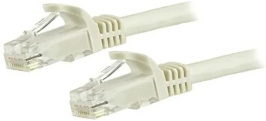 Startech.com cable de 7m blanco de red gigabit cat6 ethernet rj45 sin enganche - latiguillo utp snagless,garantia lifetime