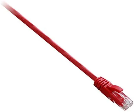 V7 - Cable de red (5 m, Cat6, S/FTP (S-STP), RJ-45, RJ-45, Rojo)