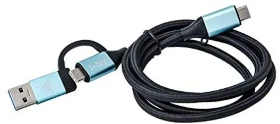 i-tec USB-C Cable to USB-C with Integrated USB 3.0 Adapter