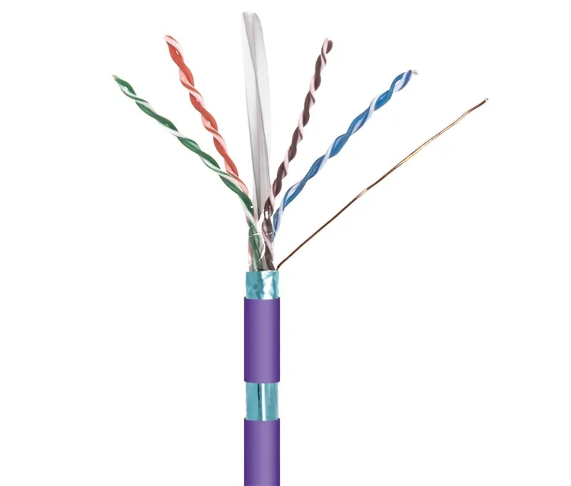 Cable Ftp Cat6 Rigido Cu Lszh Eca Violeta (305m) Wir9079