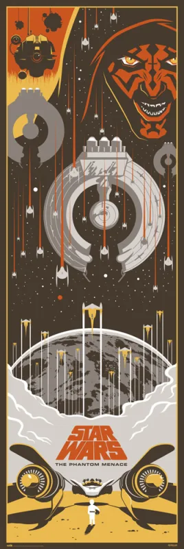 Grupo Erik Erik - Póster Star Wars Episodio I (53 x 158 cm)