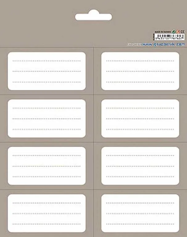 Etiquetas adhesivas gris - Etiquetas para libros/Pegatinas nombre libros - Vuelta al cole material escolar