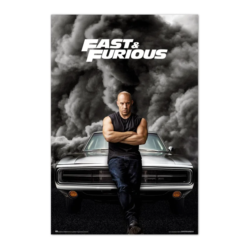 Grupo Erik Póster Fast and Furious - Lamina decorativa Fast and Furious/Póster Producto con licencia oficial