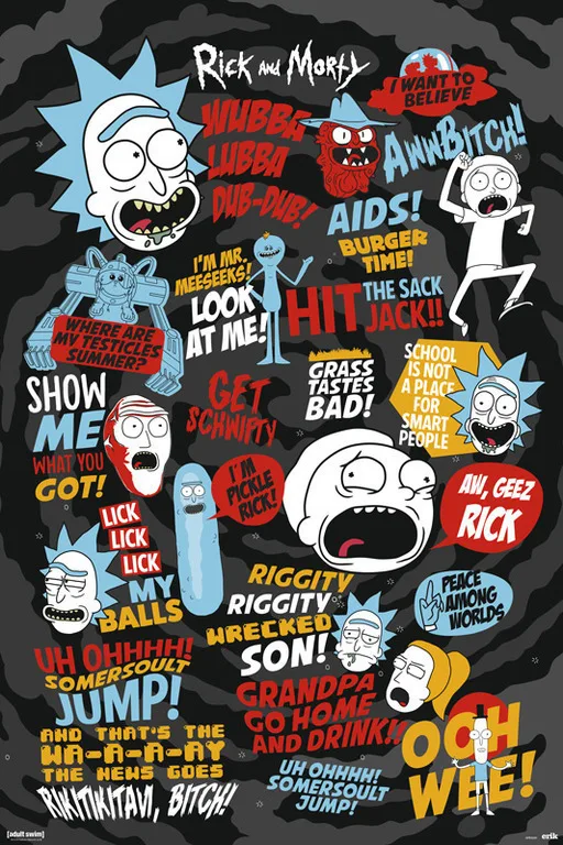 Grupo Erik Editores gpe5241 Póster Rick And Morty, papel, multicolor, 91 x 61.5 x 0.1 cm