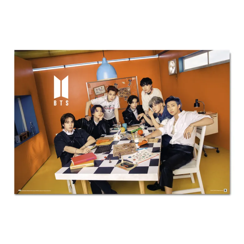 Grupo Erik Póster BTS Superstars - Lamina decorativa BTS Superstars/Póster Producto con licencia oficial (GPE5588)