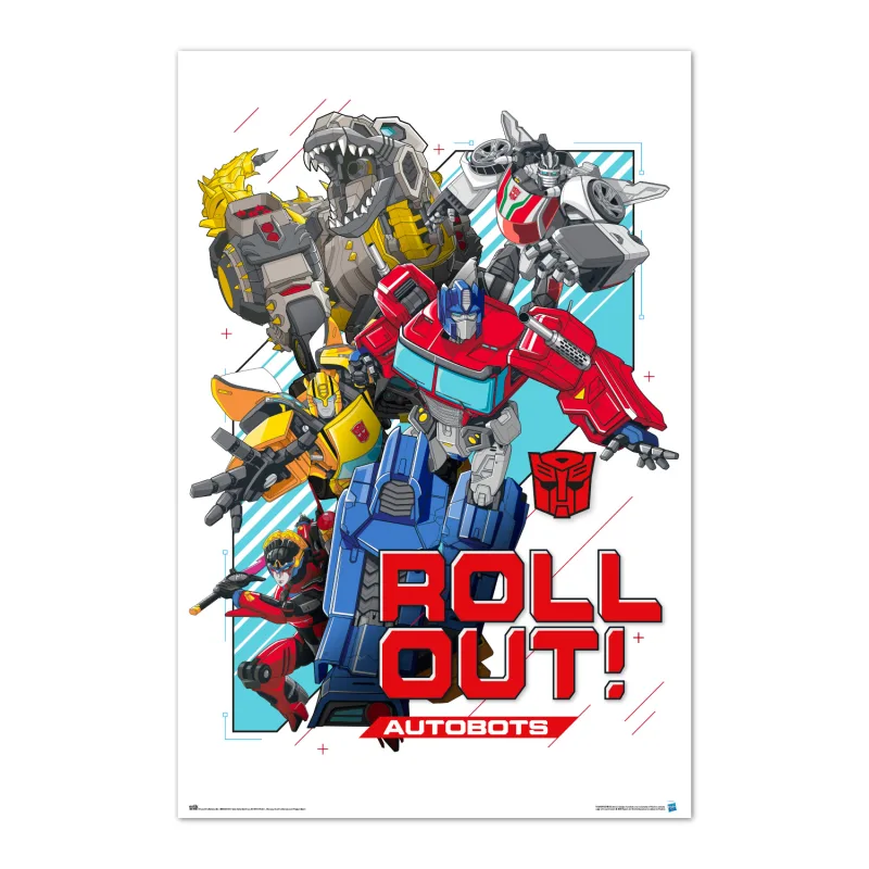 Grupo Erik Póster Transformers Roll out - Lamina decorativa Transformers Roll out/Póster Producto con licencia oficial