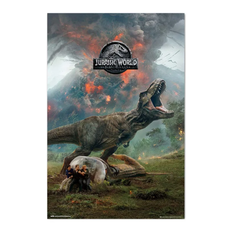 Grupo Erik Póster Jurassic World - Lamina decorativa Jurassic World/Producto con licencia oficial