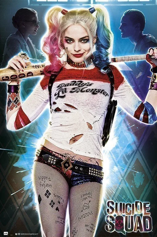 Grupo Erik, Maxi Poster, Escuadron Suicida Harley Quinn, 61 x 91,5 cm