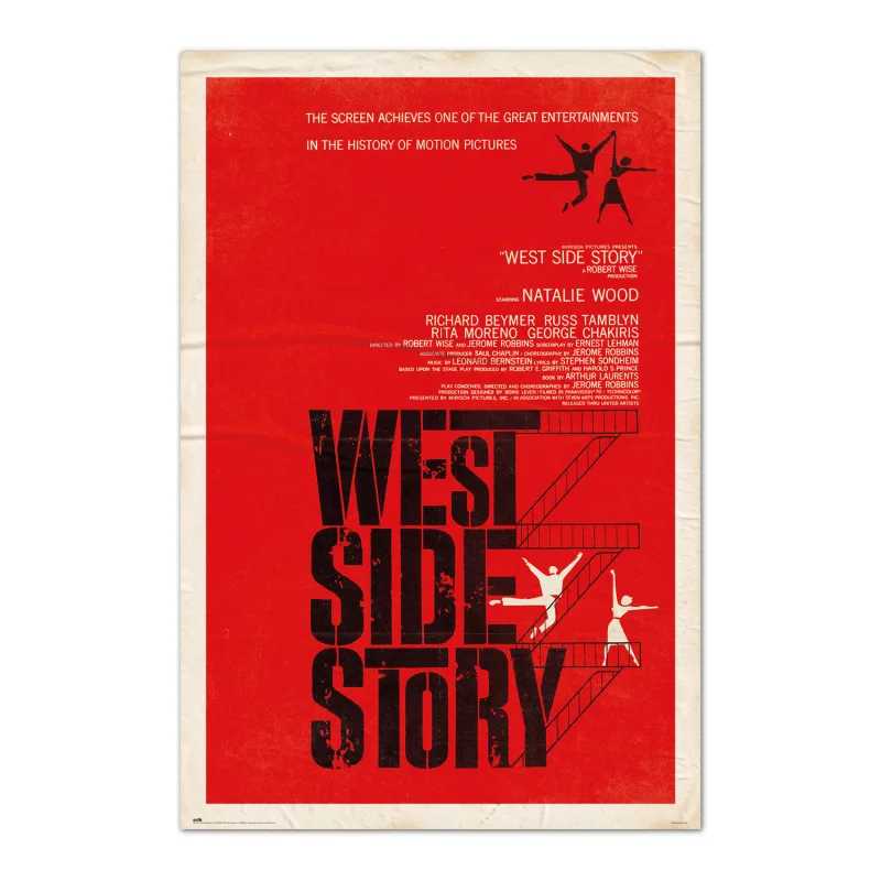 Grupo Erik Póster West side story - Lamina decorativa El Gran Lebowski/Póster Producto con licencia oficial