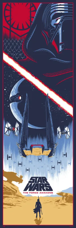 Grupo Erik Erik - Póster Star Wars Episodio VII (53 x 158 cm)