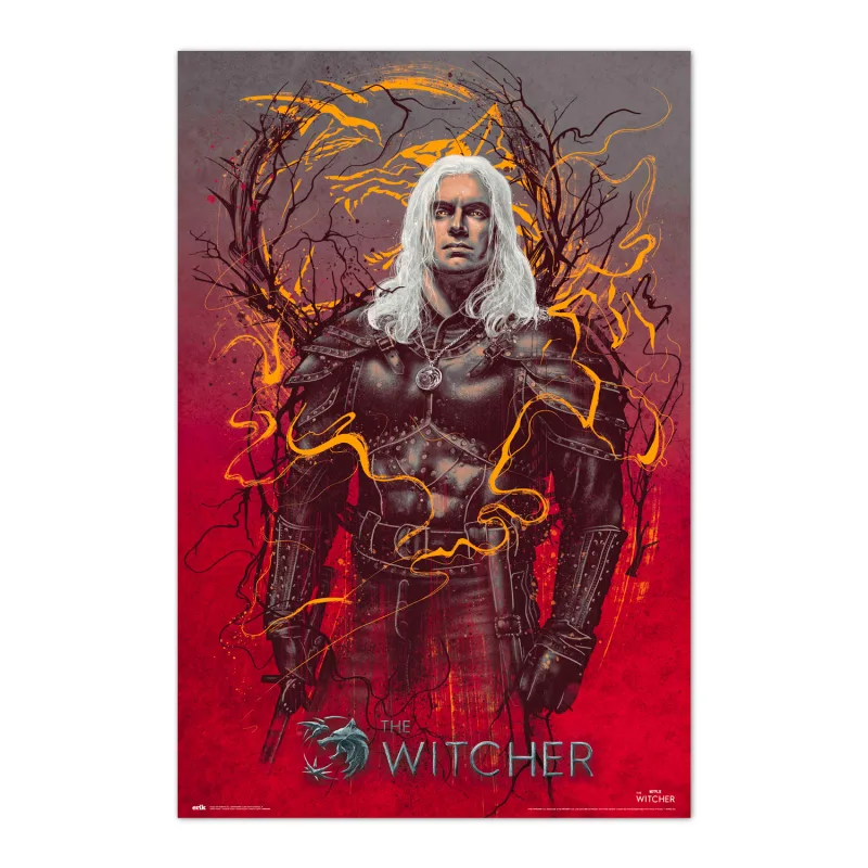 Grupo Erik Póster The Witcher 2 Gerald de Riva - Lamina decorativaThe Witcher 2 Gerald de Riva/Póster Producto con licencia oficial