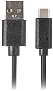 Lanberg CA-USBO-20CU-0030-BK cable USB USB 2.0 3 m USB A USB C Negro