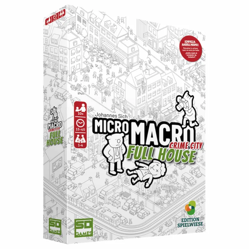 SD GAMES - Juego de Mesa Micro Macro (Micro Macro City Full House)