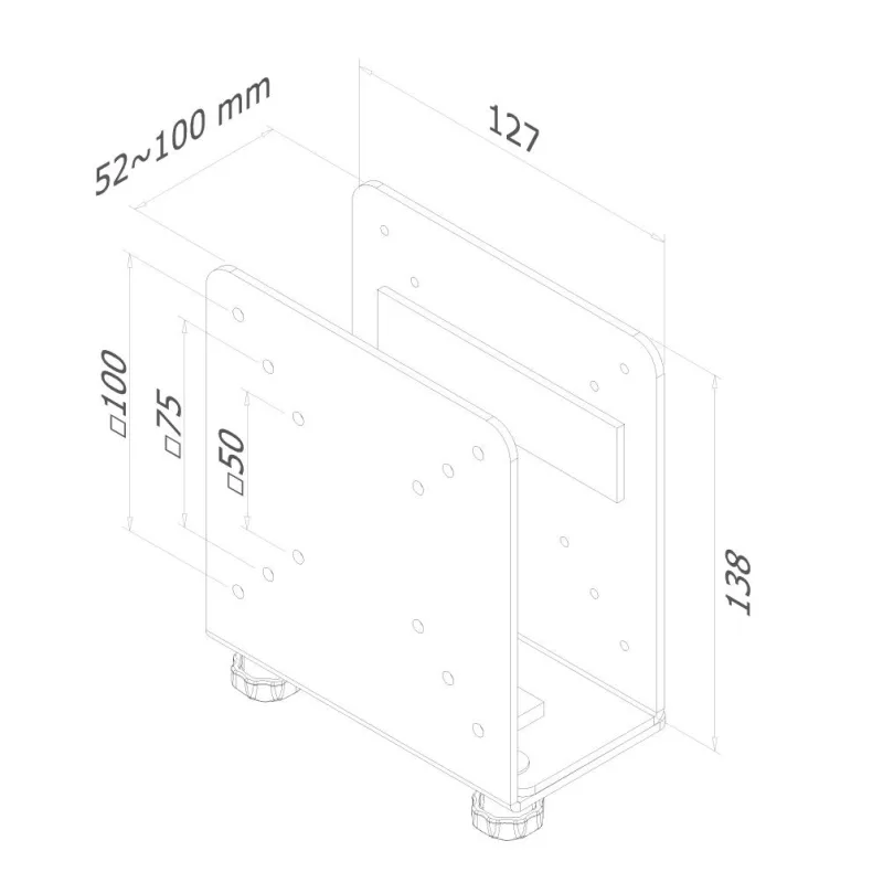 NewStar Titular de Cliente Ligero THINCLIENT-20 10KG