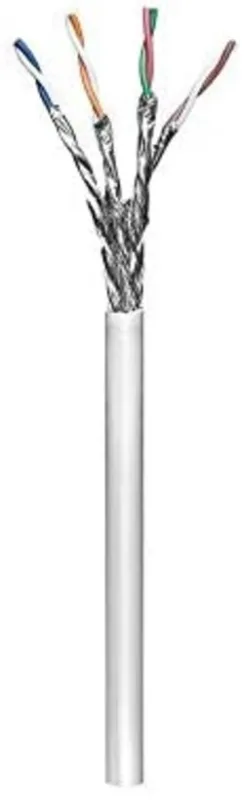 Wentronic IVS Cat 6 Patch SSTP CCA - Cable de Pares (4 x 2 x AWG27/7, Cat. 6, Flexibles, con apantallamiento) Gris 305m