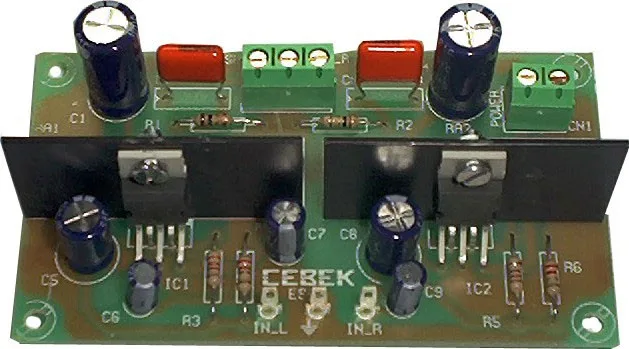 Etapa Potencia Stereo 5W 12Vdc E-S2 Cebek
