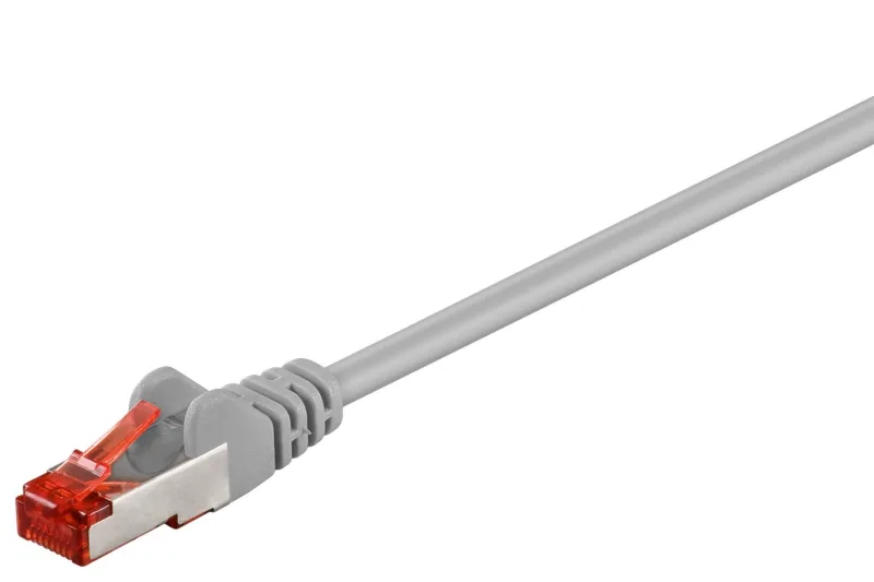 Latiguillo RJ45 Cat6 S/FTP CU LSZH 0,25m GRIS