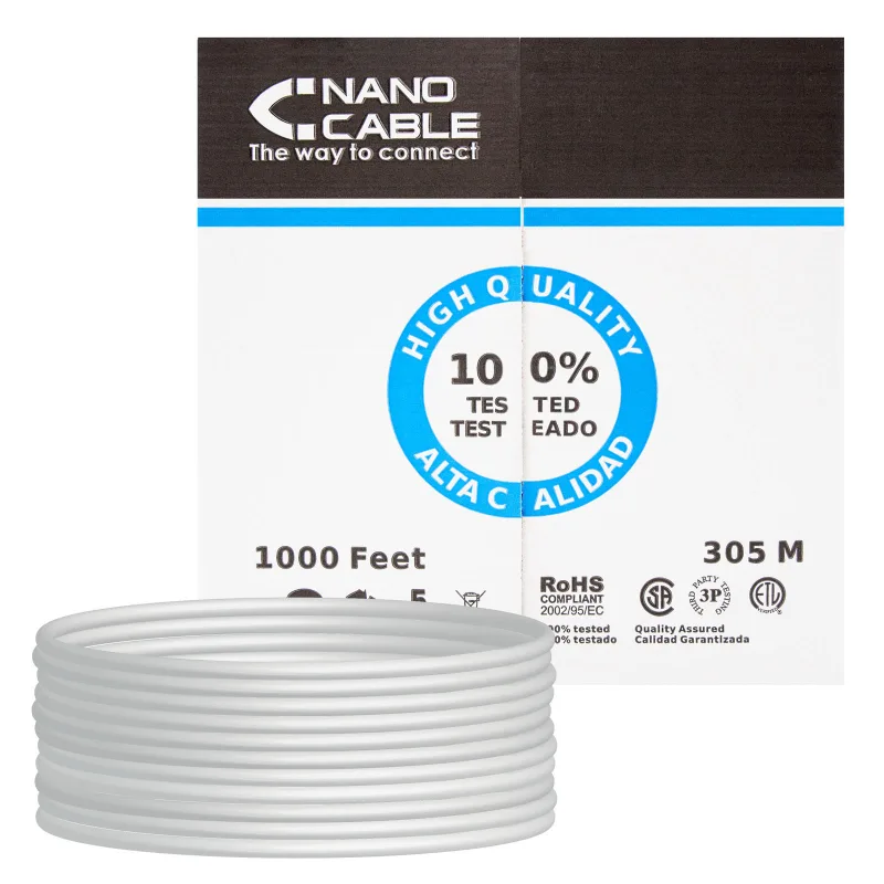 Cable FTP Cat6 Rigido CU (305m)
