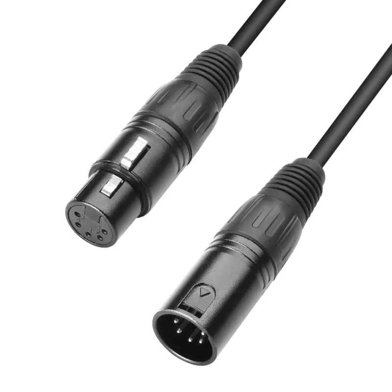 Cable DMX XLR Macho 5P A XLR Hembra 5P 10m
