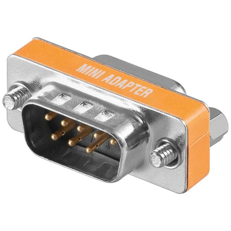 Adaptador D-Sub9 Macho-Hembra Null Modem CRUZADO