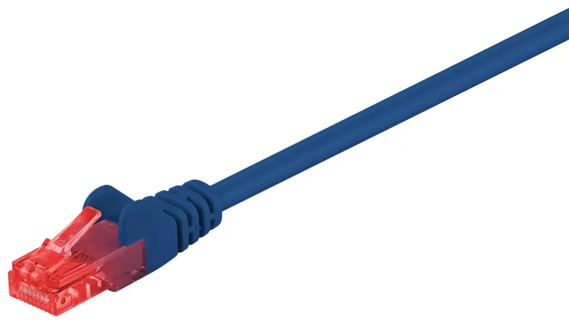 Latiguillo RJ45 Cat6 UTP CCA 0,5m AZUL
