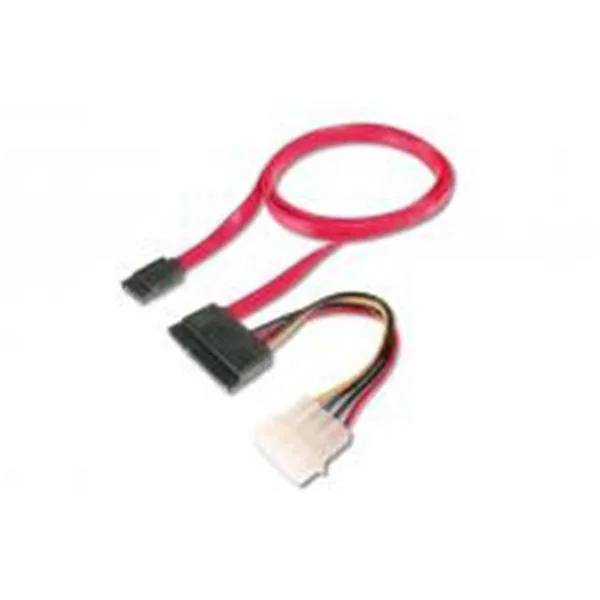 Cable SATA A SATA 50cm Con Alimentacion MOLEX
