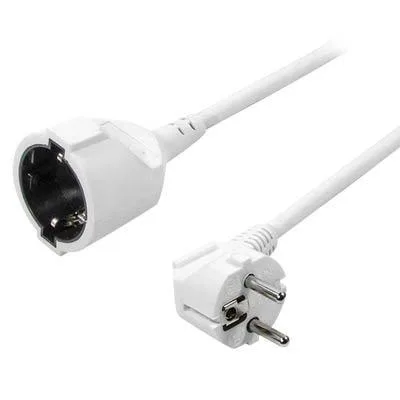 Prolongador Electrico Schuko 4,8mm 16A BLANCO 5m