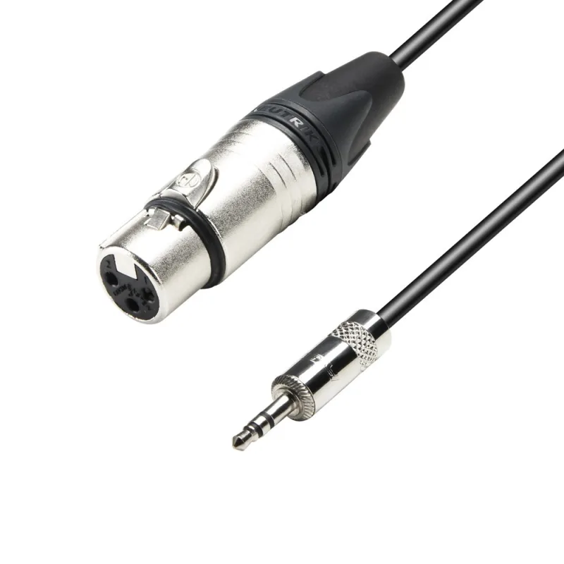 Cable XLR Hembra A JACK 3,5mm ST 3m