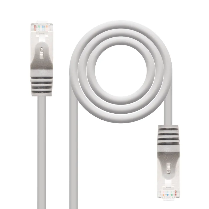 Latiguillo RJ45 Cat5e UTP CCA 2m GRIS