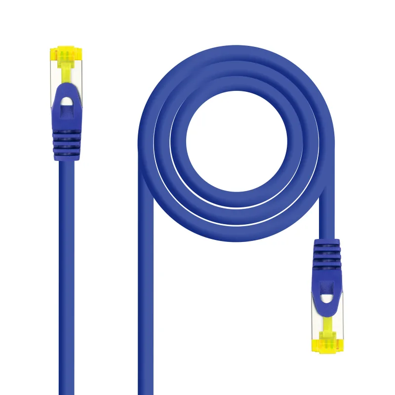 Latiguillo RJ45 Cat6a S/FTP CU LSZH 1m AZUL