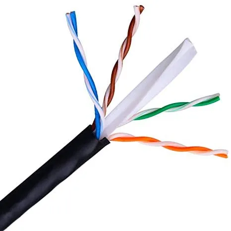 AISENS A135-0263 cable de red Negro 100 m Cat6 U/UTP (UTP)