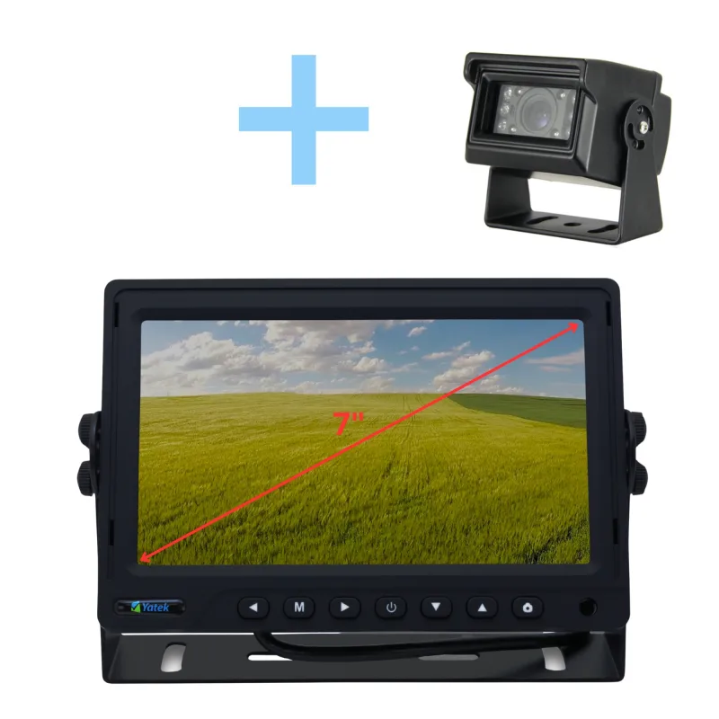 Kit de cámara trasera con monitor AHD de 7" + cámara 1080P Yatek para aparcamiento y otros usos AHD 1080P