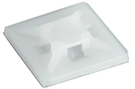 Base Adhesiva Para Bridas 21x21mm BLANCA