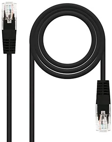 Nanocable CABLE RED LATIGUILLO RJ45 CAT.5E UTP AWG24, NEGRO, 5.0 M