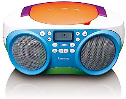 Lenco SCD de 41 - Radio portátil con CD, MP3, USB, Aux-In