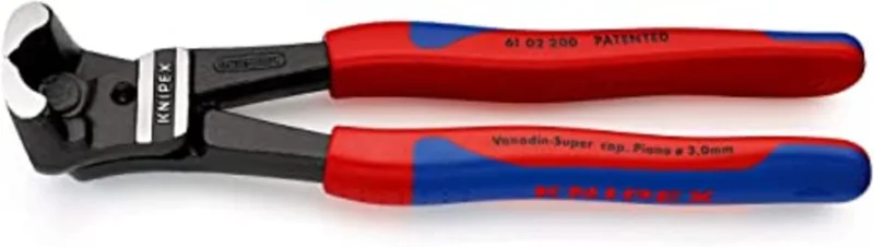 Knipex 61 02 200 alicate Cortaalambres compacto de cabeza atramanteda