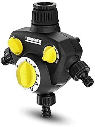 Kärcher WT 2.000 Negro, Amarillo Temporizador de riego mecánico