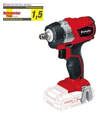 Einhell TE-CW 18Li 1/2" 2900 RPM 215 Nm Negro, Rojo 18 V