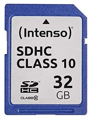 Intenso 32 GB SDHC - Tarjeta de memoria SecureDigital de 32 GB, negro