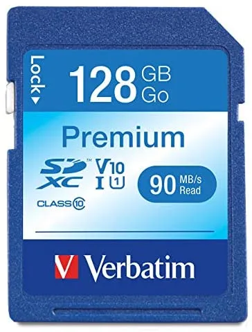 Verbatim 44025 - Tarjeta de Memoria SDXC de 128 GB (UHS1, Clase 10)