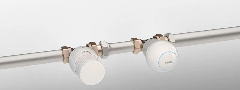 FIBARO Termostato de calefacción The Heat Controller Head/Z-Wave Plus, termostato de radiador, FGT-001