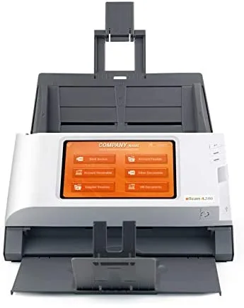 Plustek eScan A280 Enterprise 600 x 600 DPI - Escáner (600 x 600 DPI, 40 seg/página, 20 seg/página, 300000 páginas, 50000 páginas, Escáner con alimentador automático de documentos (ADF))