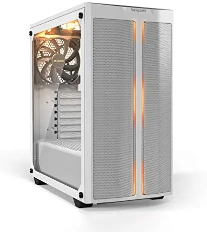 Be Quiet Pure Base 500DX Blanco, Mid Tower ATX, ARGB, 3 Pure Wings 2 preinstaladas, Ventana de Vidrio Templado