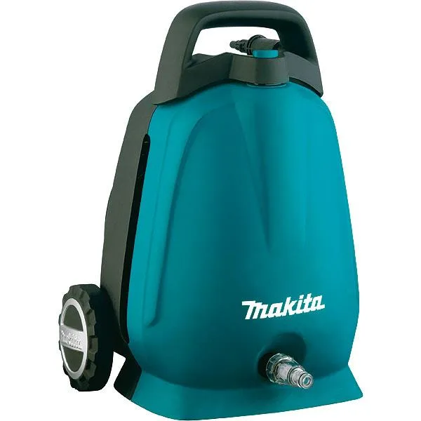 Makita HW102 Limpiadora de alta presión o Hidrolimpiadora Compacto Eléctrico 360 l/h 1300 W Negro, Turquesa