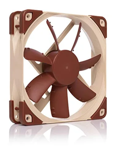 Noctua NF-S12A PWM sistema de refrigeración para ordenador Carcasa del ordenador Ventilador 12 cm Beige, Marrón