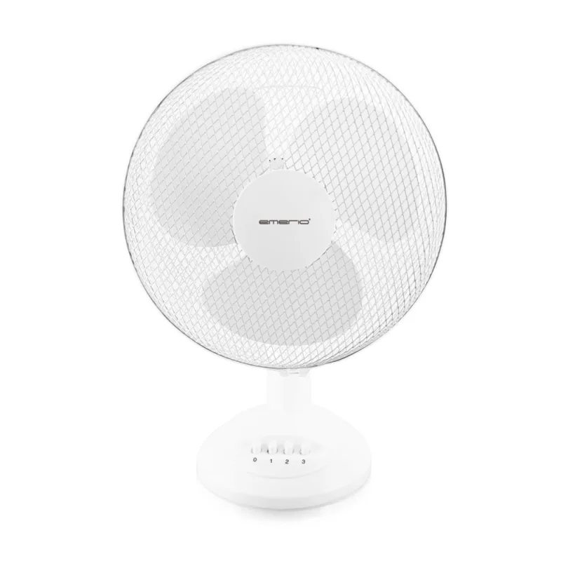 Emerio fn-114202 blanco | ventilador de mesa | 30 cm, 3 posiciones de velocidad
