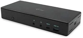 i-tec C31QUATTRODOCKPDIT base para portátil y replicador de puertos Alámbrico USB 3.2 Gen 1 (3.1 Gen 1) Type-C Negro